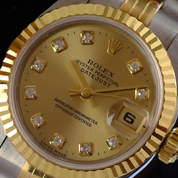 Rolex Datejust Factory Diamond Dial Box & Papers - Picture 6 of 14